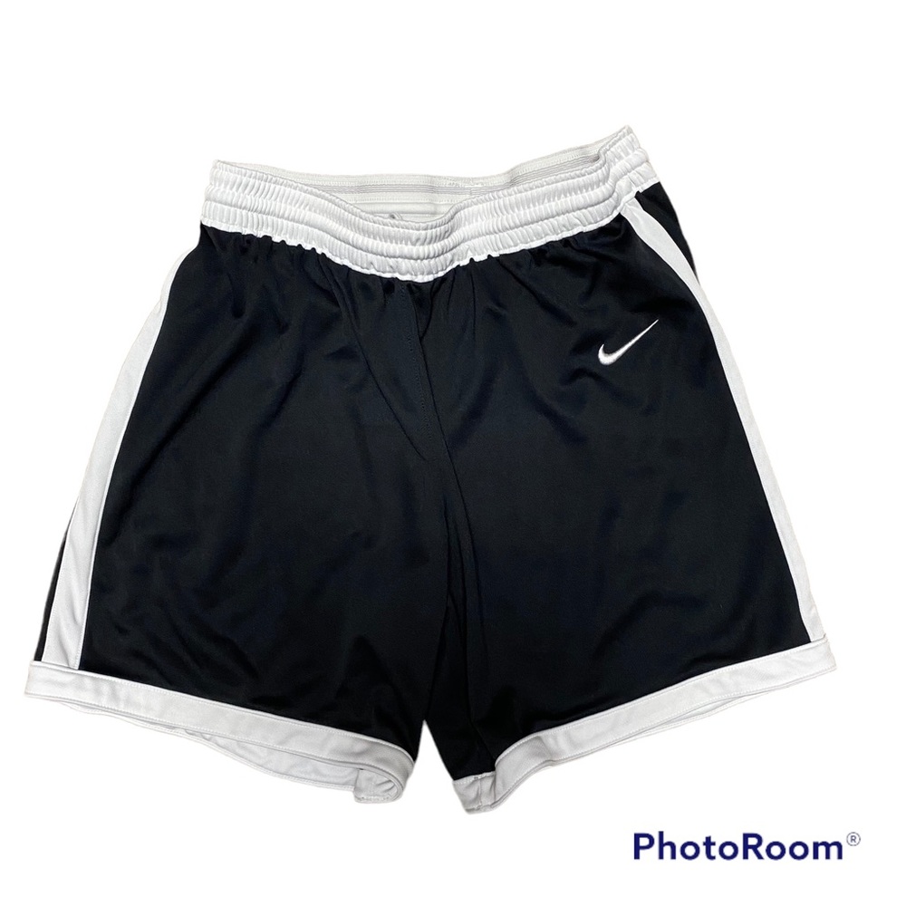 Nike Dri-Fit Black/White Athletic Shorts; Men’s Large; EUC